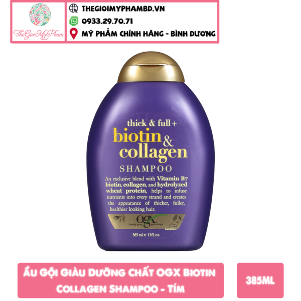 OGX - Gội Biotin 385ml