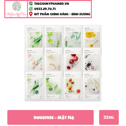 Innisfree - Mặt Nạ #Aloe