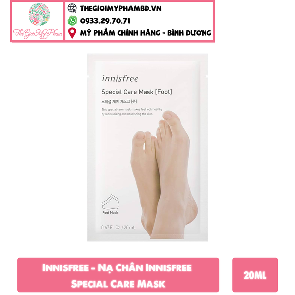 Innisfree - Nạ Chân Innisfree Special Care Mask