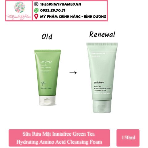 Innisfree - SRM Trà Xanh 150g Mẫu Mới