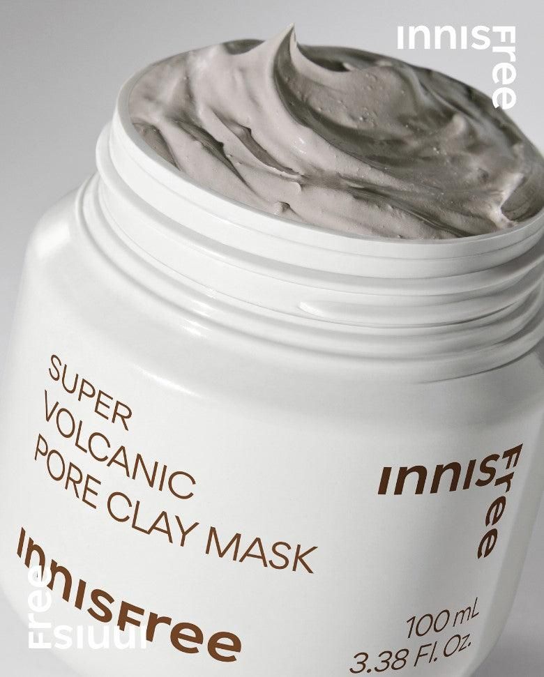 Mặt Nạ Đất Sét Tro Núi Lửa Innisfree Super Volcanic Pore Clay Mask 100ml (Mẫu Mới)