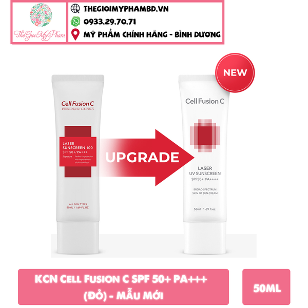 KCN Cell Fusion C SPF 50+ PA+++ 50ml (Đỏ)