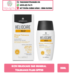 KCN Heliocare 360 Mineral Tolerance Fluid SPF50 50ml