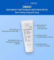 Obagi - Sun Shield Matte Broad Spectrum SPF50 85g (Ko tđ)