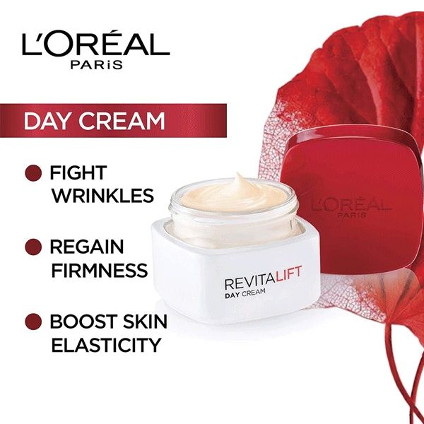 Kem Dưỡng Ngừa Lão Hóa Da L'Oreal Revitalift Moisturizing Cream Day SPF35 PA++ Anti-Wrinkles + Radiance 50ml - Kem Ngày