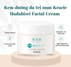 Kem Dưỡng Da Mụn Kracie Hadabisei Facial Cream 50g SALE 320K>258K