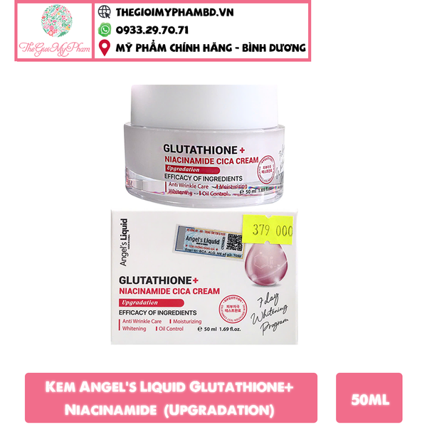 Kem Angel’s Liquid Glutathione+Niacinamide Cica Ampoule (Upgradation) 50ml