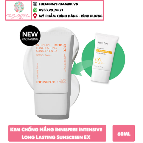 Kem Chống Nắng Innisfree Intensive Long Lasting Sunscreen EX 60ml