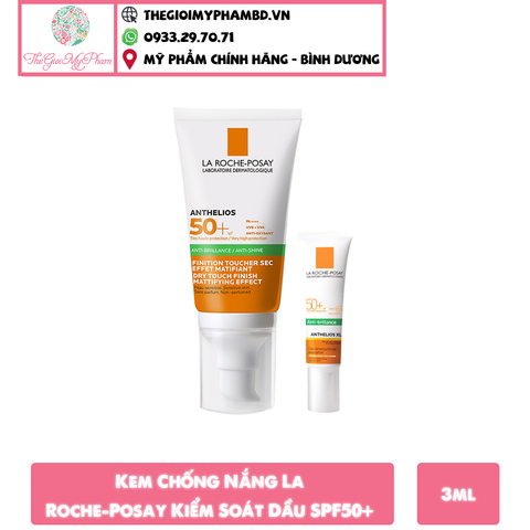 [Mini] Kem Chống Nắng La Roche-Posay Kiểm Soát Dầu SPF50+ 3ml