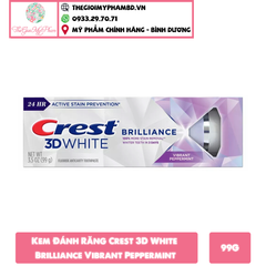 Crest 3D White - KĐR Brilliance #Vibrant Peppermint 99g