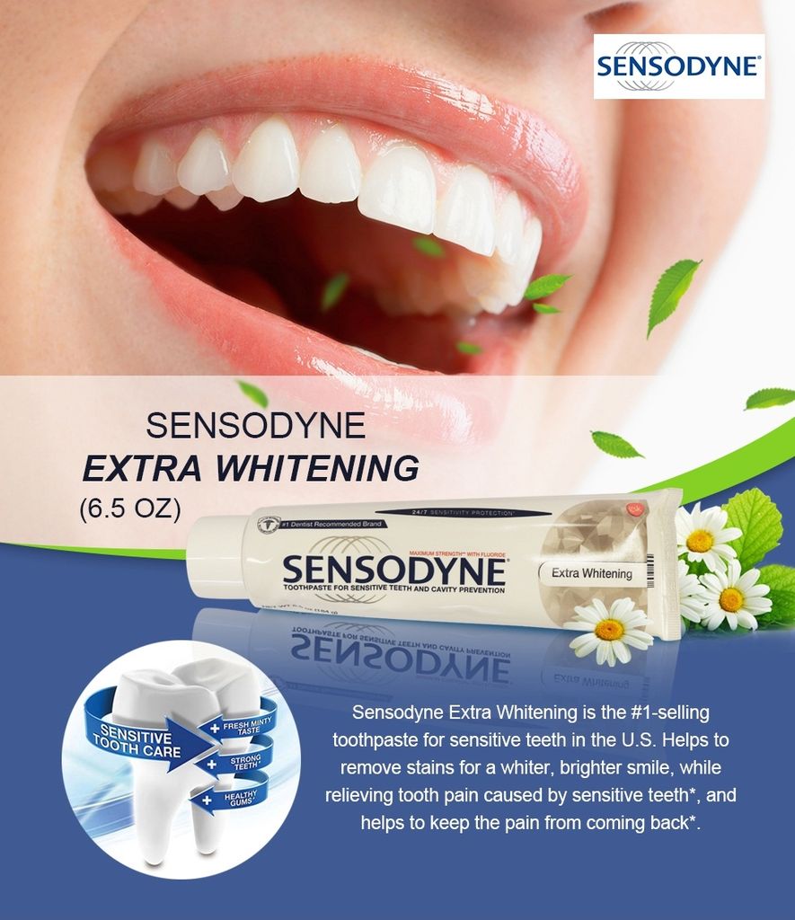 KĐR Sensodyne Extra Whitening 184g
