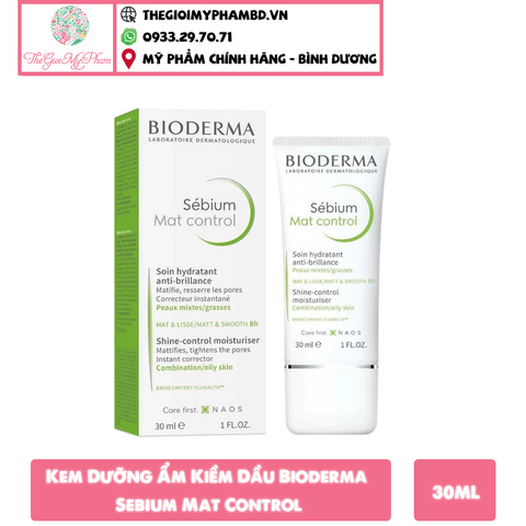 Kem Bioderma Mat Control 30ml