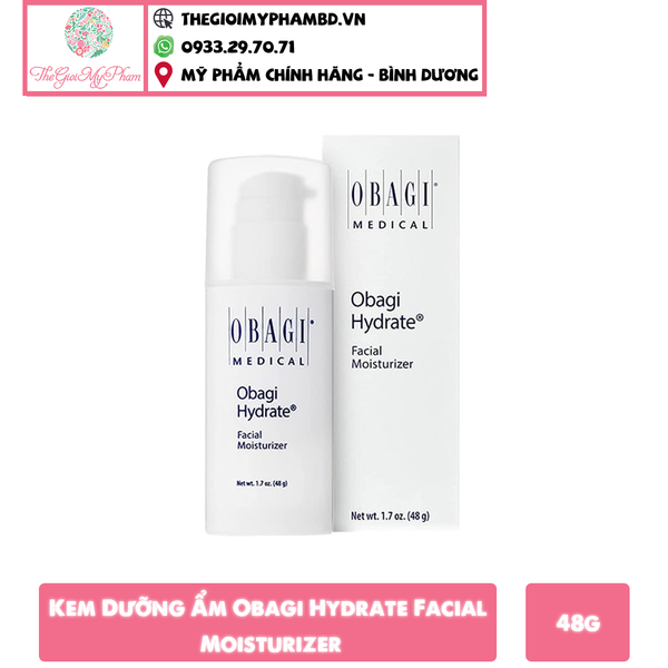 [KTD] Kem Dưỡng Ẩm Obagi Hydrate Facial Moisturizer 48g