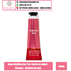 Kem Dưỡng Da Tay Bath & Body Works 29ml #Forever Red