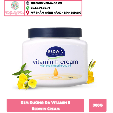 Kem Dưỡng Vitamin E Cream Redwin 300g