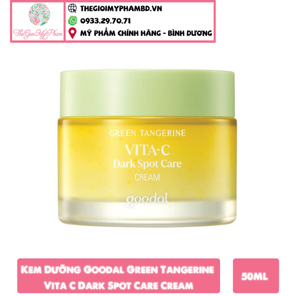 Kem Dưỡng Goodal Green Tangerine Vita C Dark Spot Care Cream 50ml