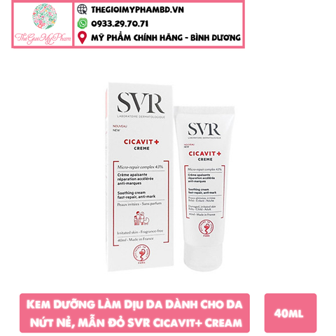 Kem Dưỡng Làm Dịu Da SVR Cicavit + Crème 40ml