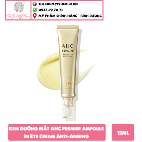 Kem Dưỡng Mắt AHC Premier Ampoule In Eye Cream Anti-Anging 12ml