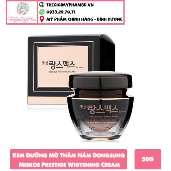 Kem Trị Nám Dongsung Miskos Prestige Whitening Cream 50g