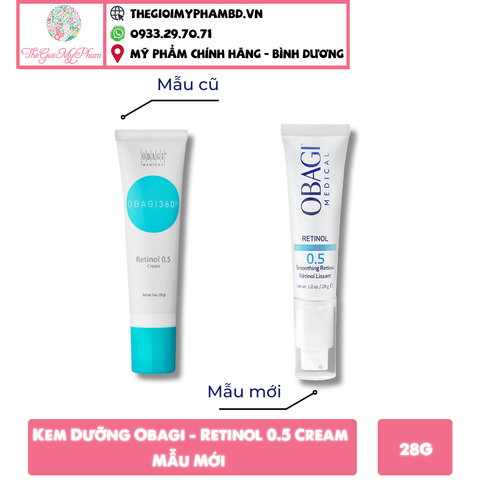 Kem Dưỡng Obagi - Retinol 0.5 Cream 28g Mẫu Mới