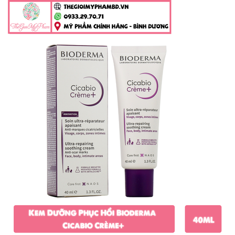 Kem Phục Hồi Bioderma Cicabio 40ml