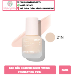 Kem Nền innisfree Light Fitting Foundation 30ml #21N