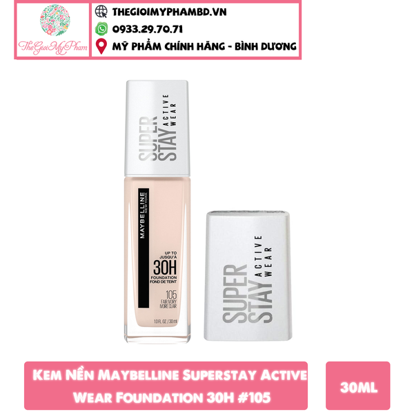 Nền Maybelline Super Stay Active Waer #105