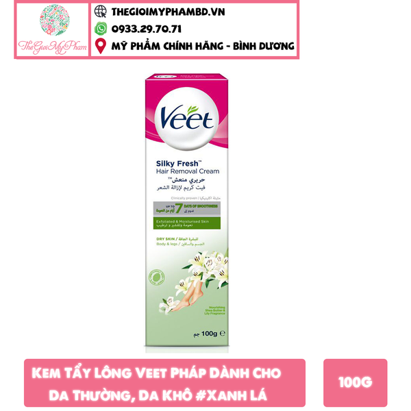 Tẩy Lông VEET 100ml #Xanh Lá