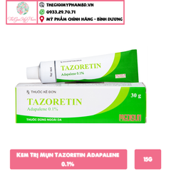 Kem Trị Mụn Tazoretin Adapalene 0.1% 15g