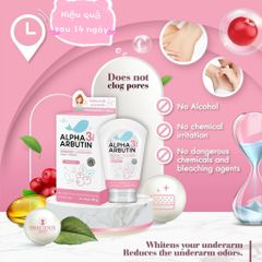 Trị Thâm Nách Alpha Arbutin 3 Plus Organic Underarm Night Cream 50g