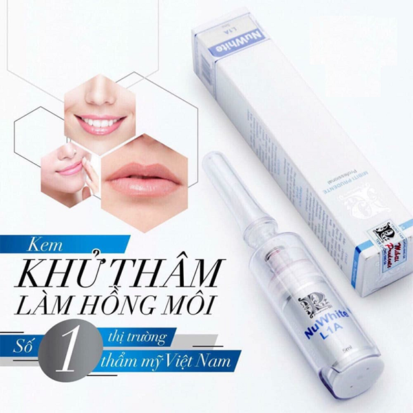 Kem Trị Thâm Làm Hồng Môi Nuwhite BioWhite L1A (Ko Tđ)