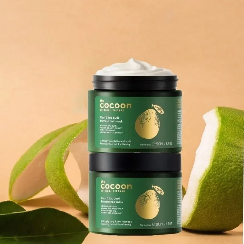 Cocoon - Kem Ủ Tóc Bưởi Giảm Gãy Rụng Tóc Mềm Mượt Chắc Khỏe 200ml