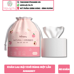 Khăn Lau Mặt Khô Dùng Một Lần Animerry ( 40 khăn/cuộn)