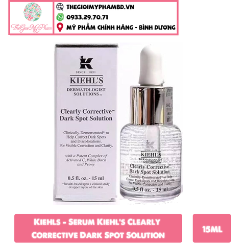 Tinh Chất Mờ Nám, Dưỡng Sáng Da Kiehl's Clearly Corrective Dark Spot Solution 15ml