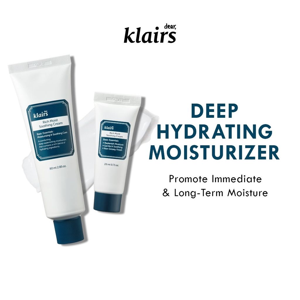 Klairs - Rich Moist Soothing Cream 80ml