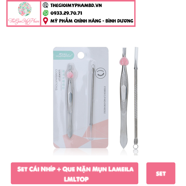 Set Nhíp + Cây Nặm Mụn LMLTOP A0103