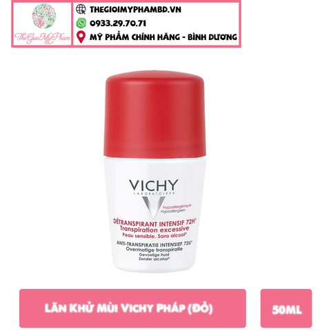 Lăn Khử Mùi Vichy Pháp (Đỏ)