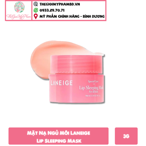 Mặt Nạ ngủ Môi Laneige 3g