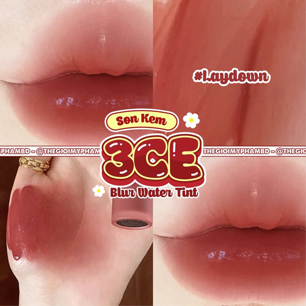 3CE - Son 3CE Blur Water Tint #Laydown