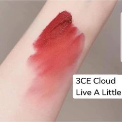 Son kem 3CE Cloud Lip Tint #Live A Little (Ko tđ)