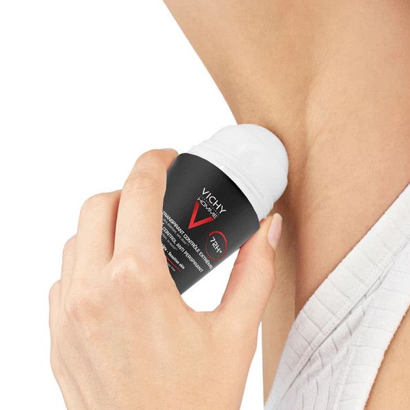 Lăn Khử Mùi, Kiềm Mồ Hôi Vichy Đen Không Mùi 50ml