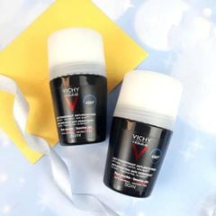 Lăn Khử Mùi, Kiềm Mồ Hôi Vichy Đen Không Mùi 50ml