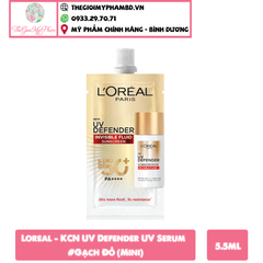 Loreal - KCN UV Defender UV Serum 5.5ml #Gạch Đỏ (Mini)