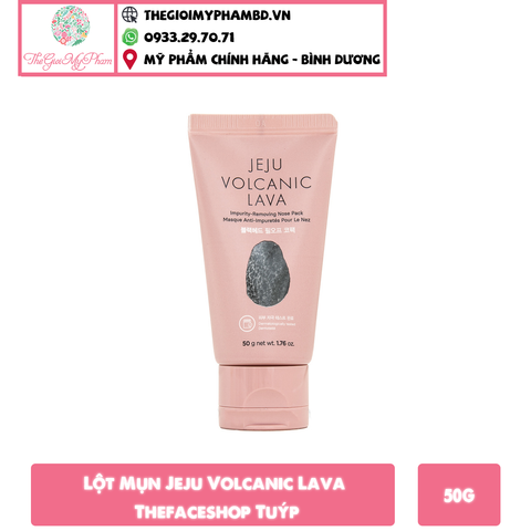 Lột Mụn Jeju Volcanic Lava Thefaceshop Tuýp 50g