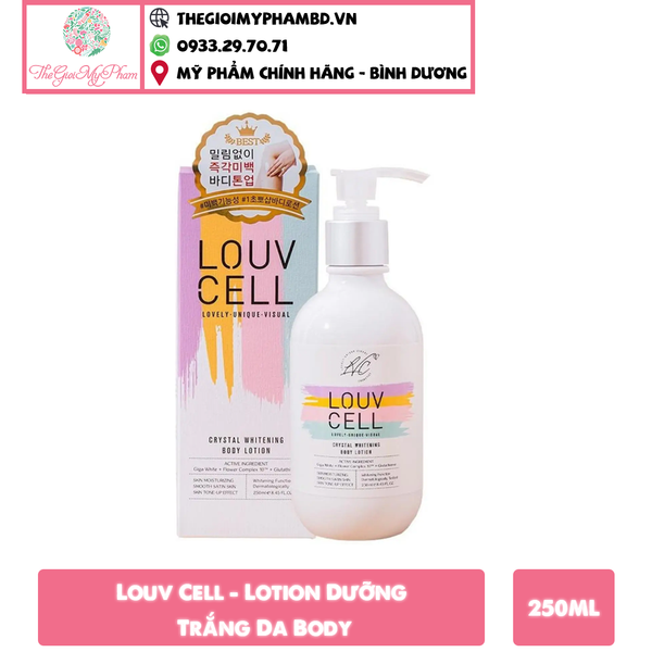 Louv Cell - Lotion Dưỡng Trắng Da Body 250ml