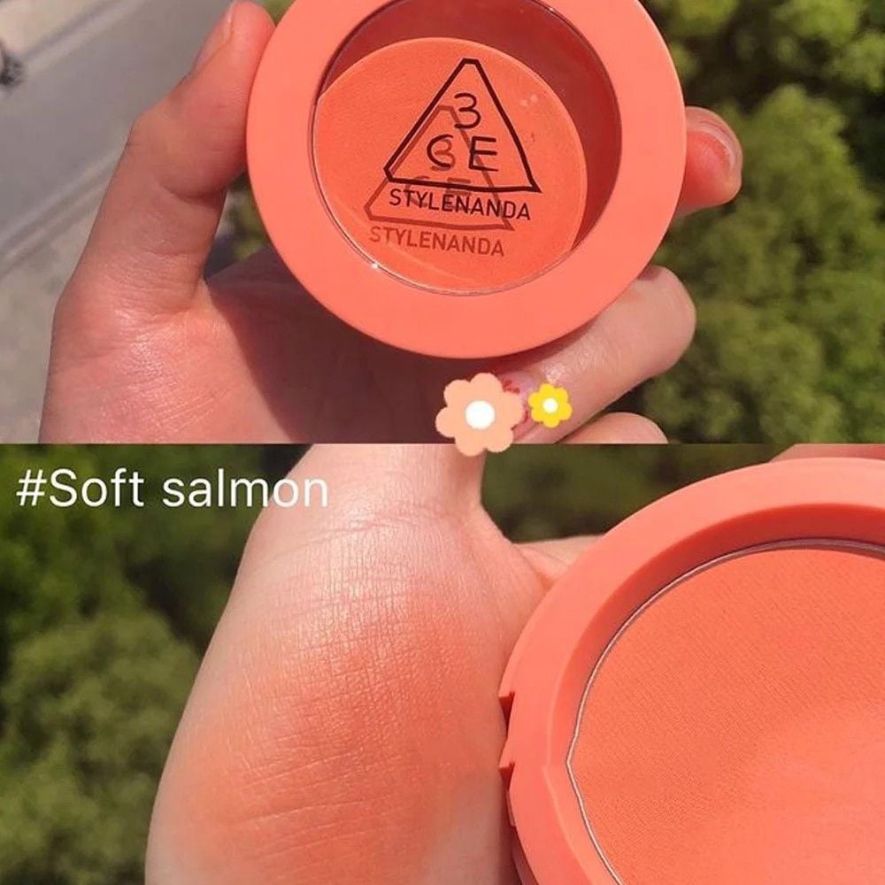 Má hồng 3CE Face Blush #Soft Salmon