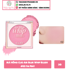 Phấn Má Hồng Clio Air Blur Whip Blush #02 I'm Pint