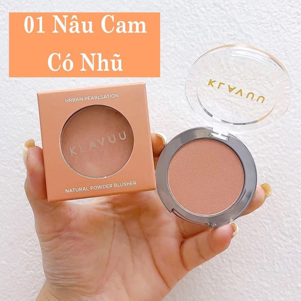 Má Hồng Klavuu Urban Pearlsation #02 Soft Peach
