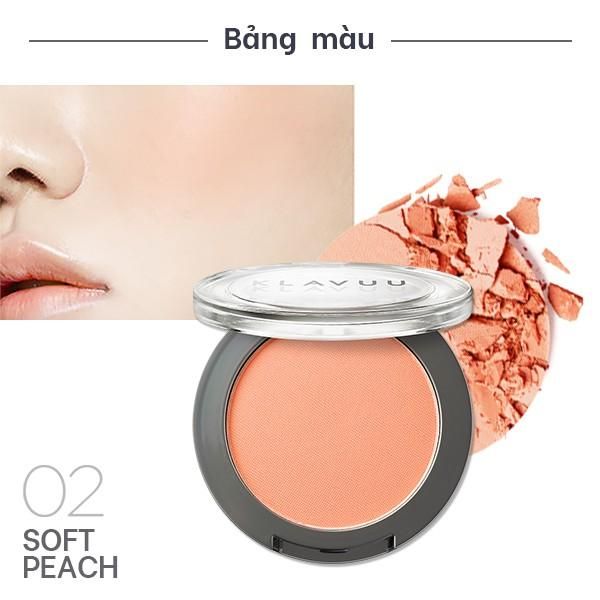 Má Hồng Klavuu Urban Pearlsation #02 Soft Peach