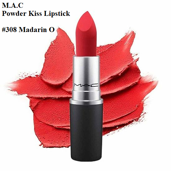 [KTD] Son MAC Powder Kiss Lipstick 3g #308 Madarin O